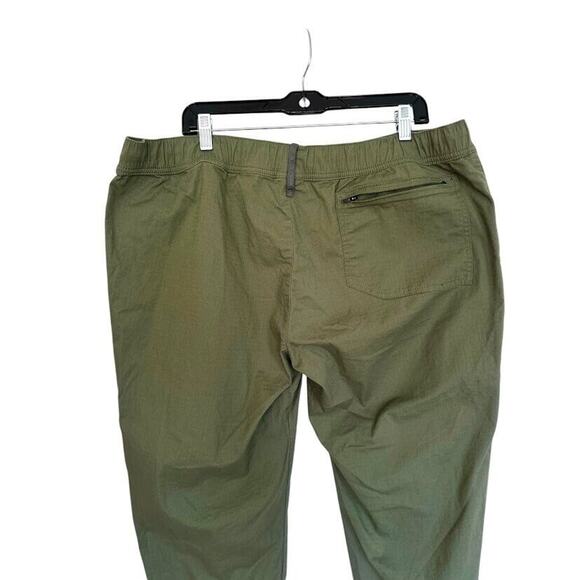 LL Bean Pants Mens XL 28" Ripstop Stretch Comfort Waist Hiking Outdoor Green - Picture 4 of 8